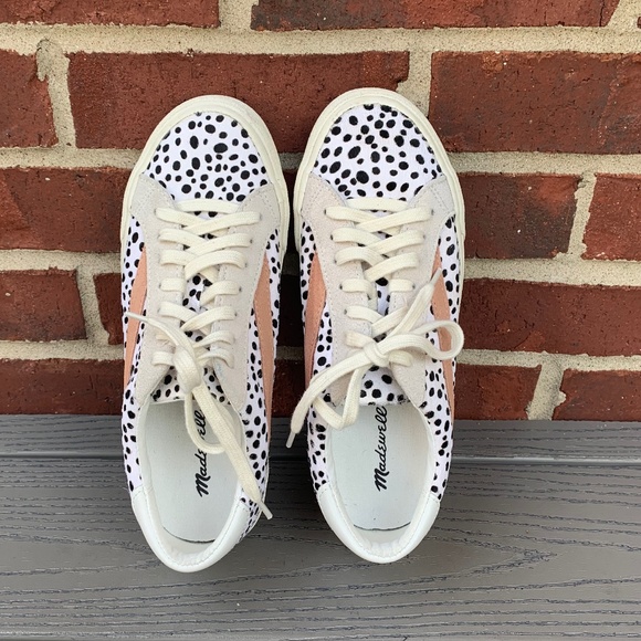 Madewell Sidewalk Spot Dot Calf Hair Sneakers - Picture 11 of 11